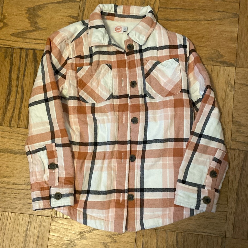 Kids Plaid Shacket